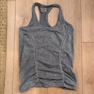 Athleta Heather Gray Racerback Tank Top